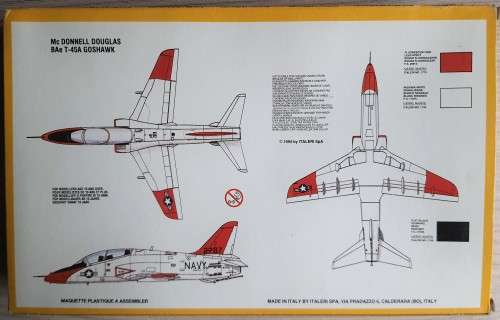 1994 Italeri T-45 Coshawk Mc Donnell - Douglas Model Plane