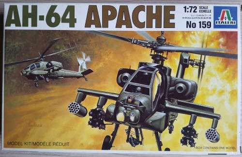 1994 Italeri AH-64 Apache Model Helicopter