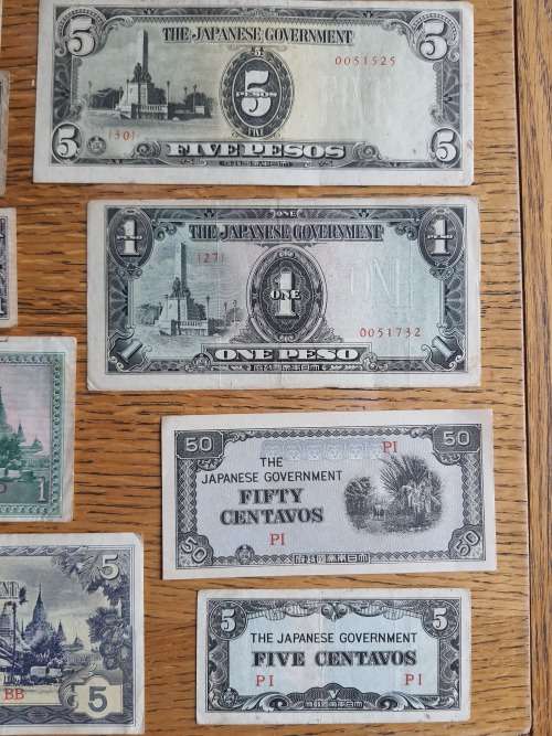 Collecton of Japanese Government Occupation/Invasion Notes