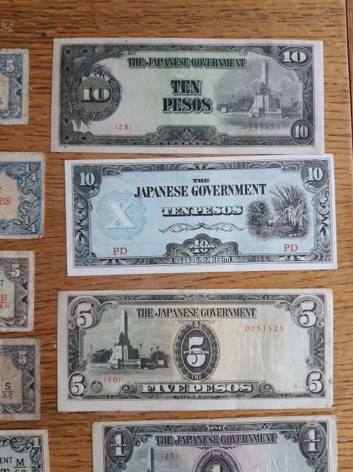 Collecton of Japanese Government Occupation/Invasion Notes