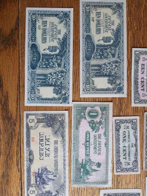 Collecton of Japanese Government Occupation/Invasion Notes