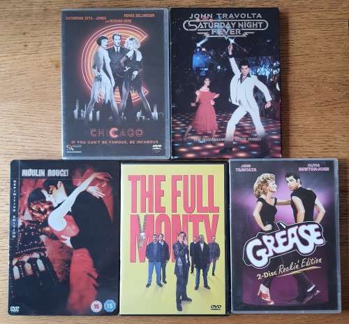Dvd Collection - Saturday Night Fever, Grease, Moulin Rouge