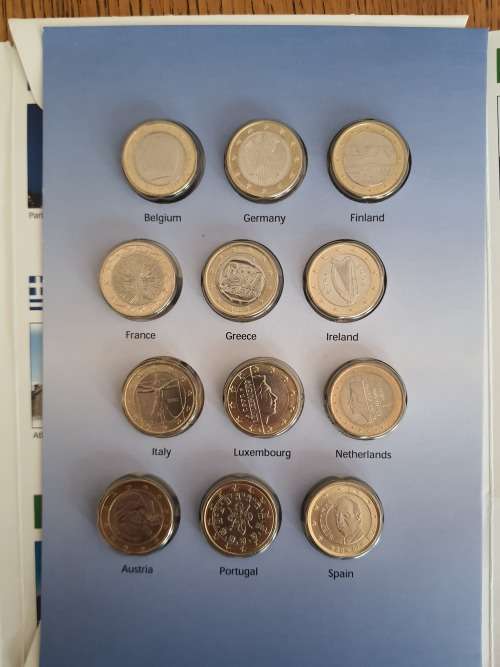 The Offical Euros - 12 Countries - 12 Euro Coins