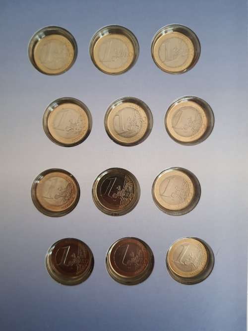 The Offical Euros - 12 Countries - 12 Euro Coins