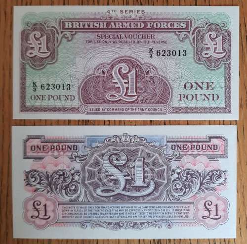 British Armed Forces - 5 Notes