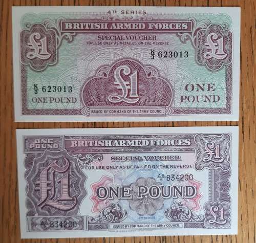 British Armed Forces - 5 Notes