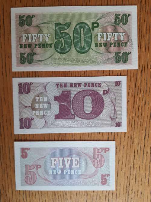 British Armed Forces - 5 Notes