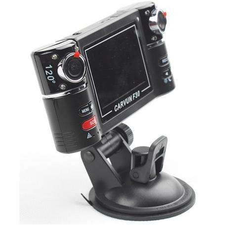 Car Camera DVR New 2.7"inch F30 Dual Lens IR Car Dashboard Night Vision CMOS WXGA