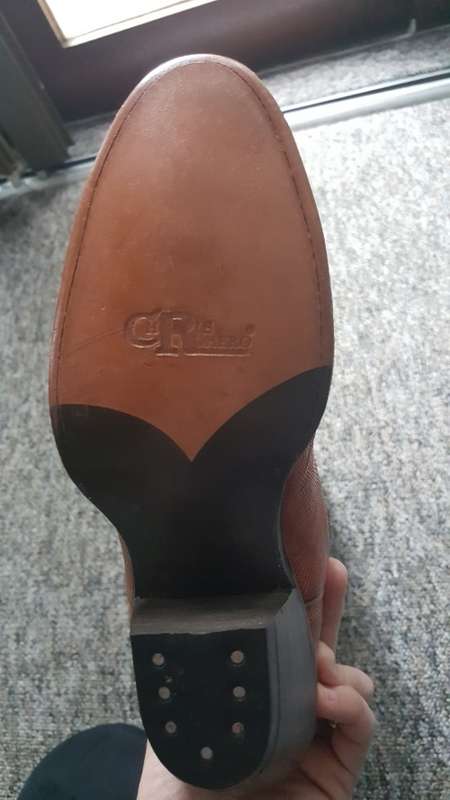 Vintage Cristobal Romero Hand-Crafted Lizard Western Boots