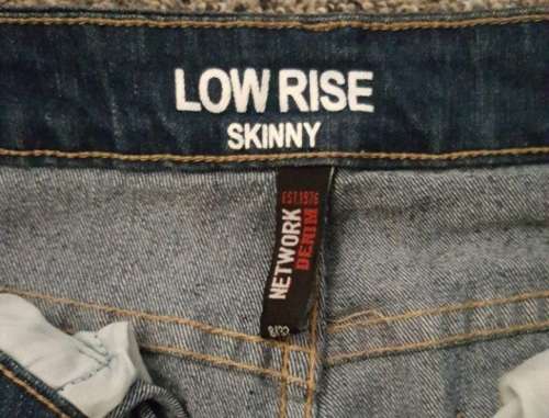 Network Low Rise Skinny Jeans