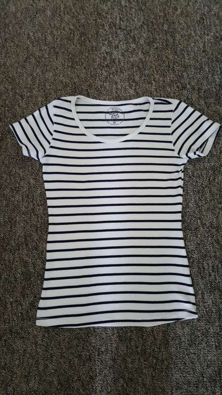PNP Navy & White Stripes T-shirt