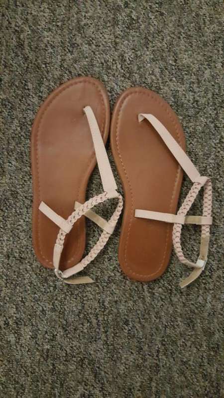 PNP Real Clothing Salmon / Rose Pink Sandals