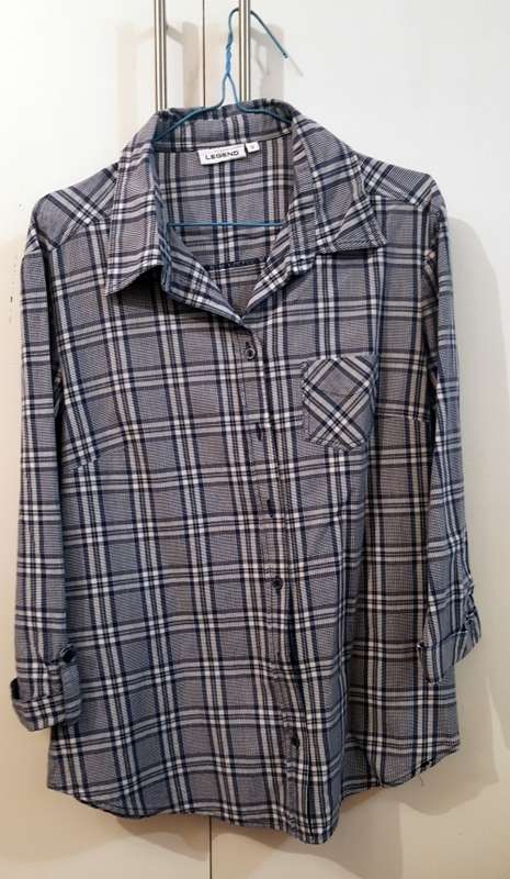 Legend Blue & White Checked Shirt