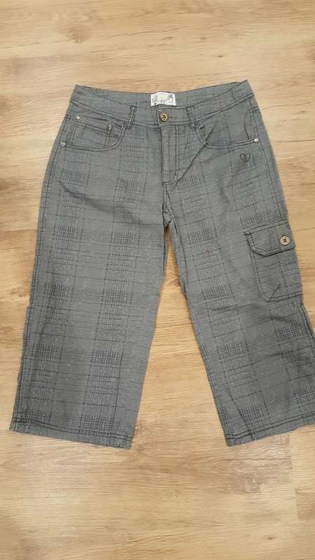 MRP Trail Grey Tweed Print ¾ Cargo Pants