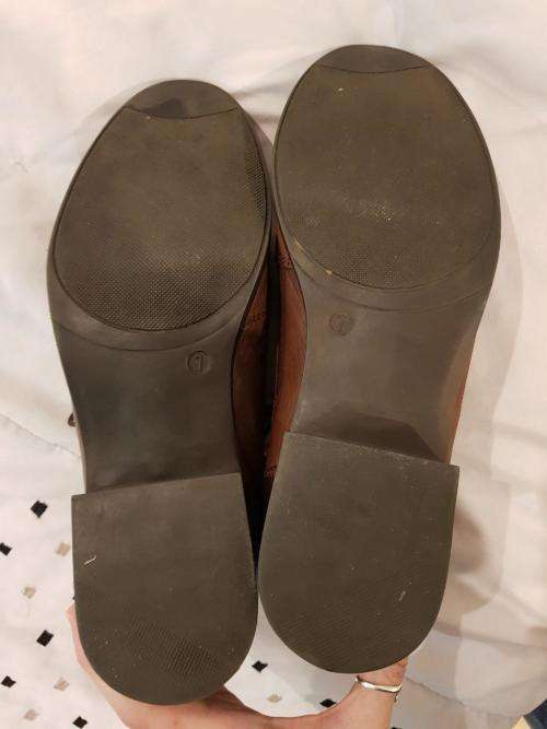 Genuine Tan Leather Boots