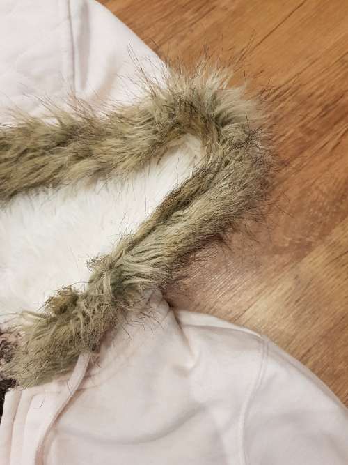 Forever New Light Pink Hoodie with Fur Lining