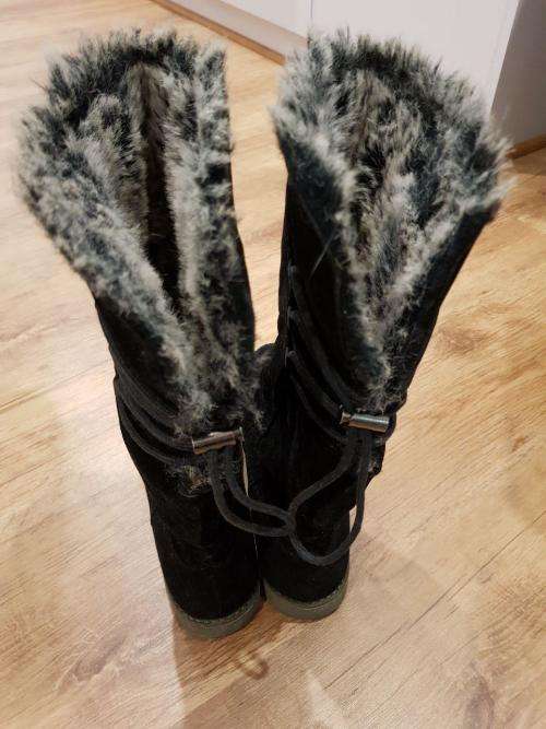 Woolworths Black Fur Lined Boots