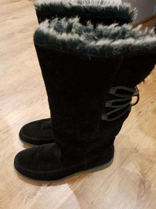 Woolworths Black Fur Lined Boots