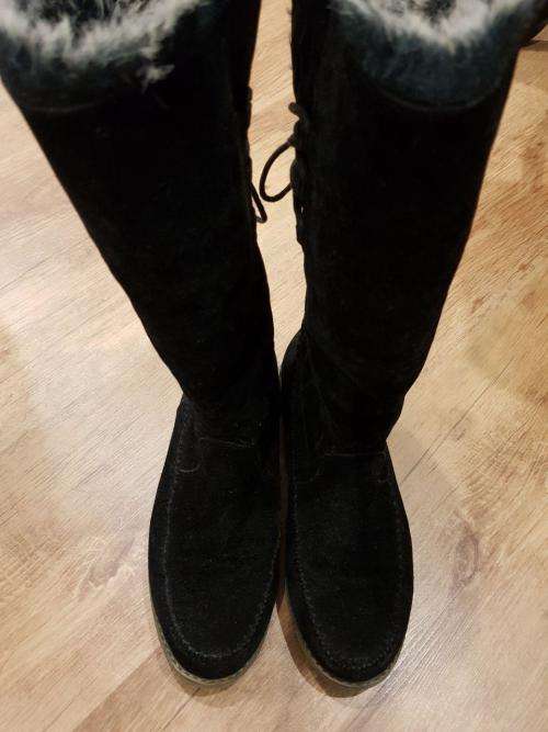 Woolworths Black Fur Lined Boots
