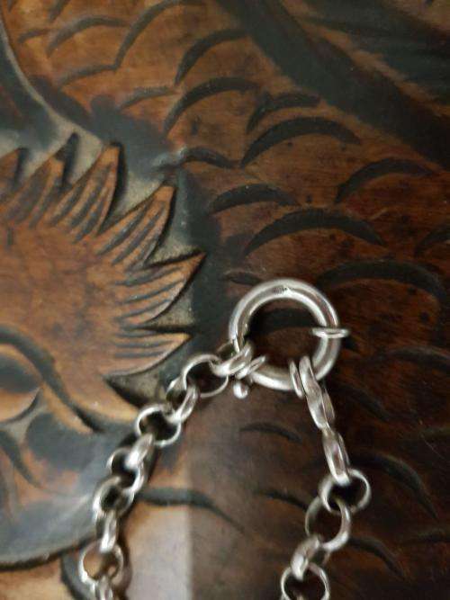 Sterling Silver Belcher Wrist Chain