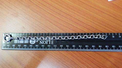 Sterling Silver Belcher Wrist Chain