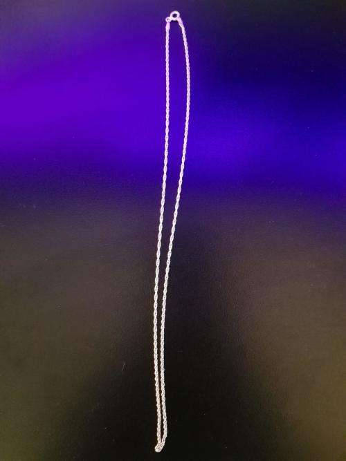 925 Sterling Silver Rope Chain - 45cm