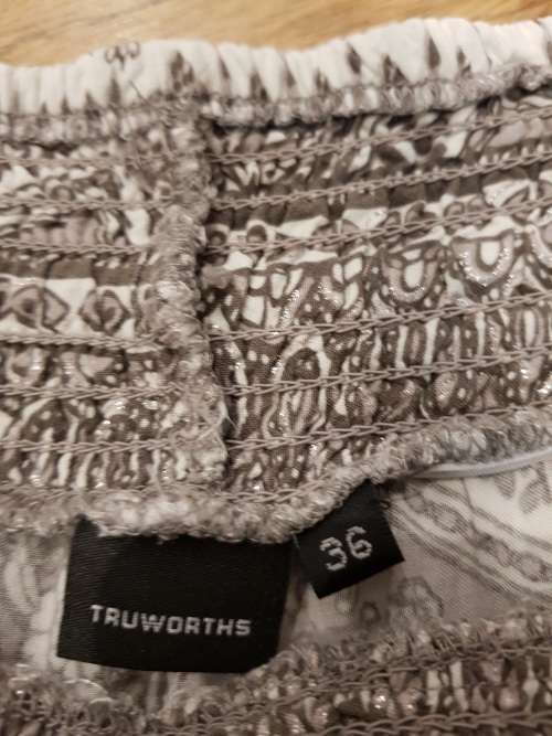 Truworths Grey Pants with Silver Thread