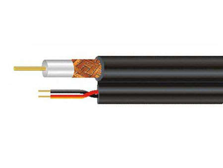 RG59 + POWER POWERAX CABLE 300 METER COIL BLACK