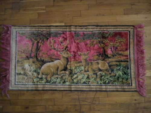 Oriental style small Bulgarian carpet