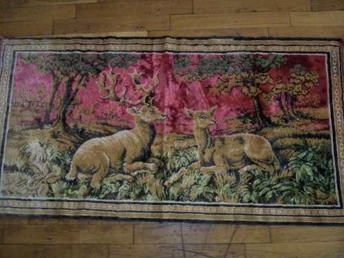 Oriental style small Bulgarian carpet