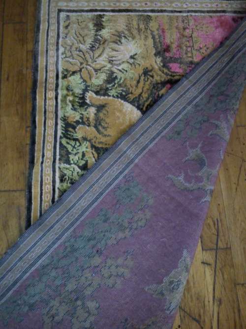 Oriental style small Bulgarian carpet
