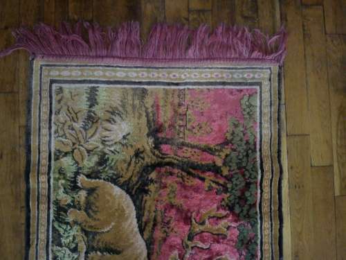 Oriental style small Bulgarian carpet