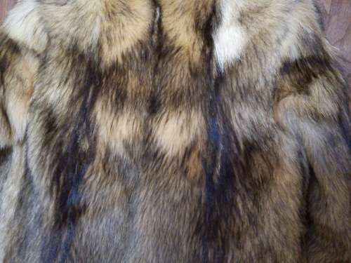 Genuine fox fur coat/jacket designed by Carlo Beetz