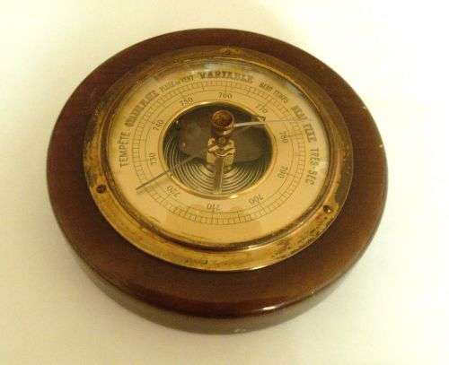 Vintage Wooden Nautical Barometer