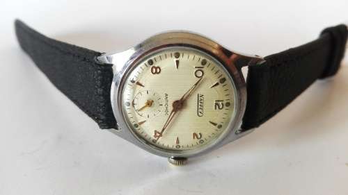 Vintage Swiss Retro Nappey, Gents Mechanical Watch, 1970s