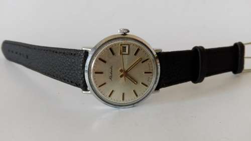 Soviet vintage men's wrist watch Raketa, date