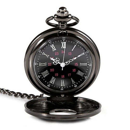 Retro Antique Steam Punk Quartz Pocket Watch - NEW