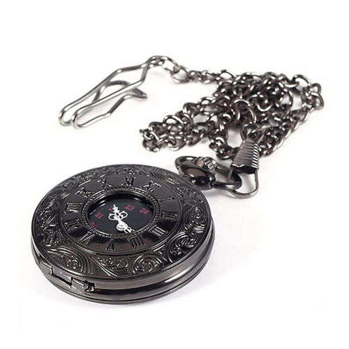 Retro Antique Steam Punk Quartz Pocket Watch - NEW