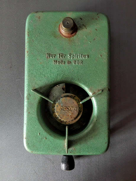 Vintage DDR Tourist Primus, Classic camp stove, Camping stove, Alcohol stove