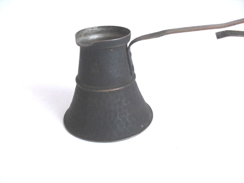 Vintage Antique Turkish Coffee pot, Hand forged Copper jezve