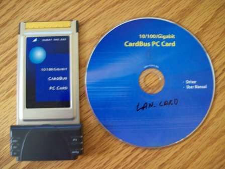 Mecer 10/100/Gigabit PC Card