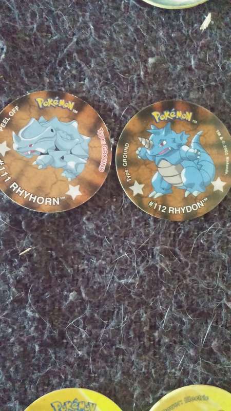 81 Pokemon tazos with TIn. Once in a Lifetime!