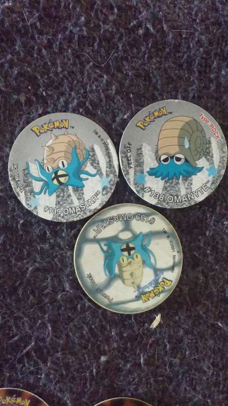 81 Pokemon tazos with TIn. Once in a Lifetime!