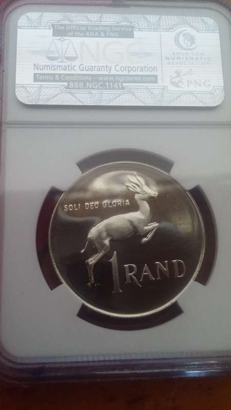 South Africa R1 1980 Pf 66 Ultra Cameo