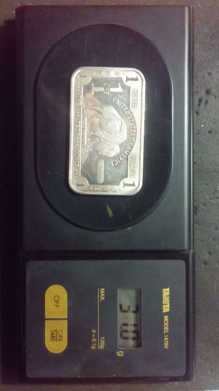 DSB1 United States Of America 1 troy Oz .999 fine silver Bar