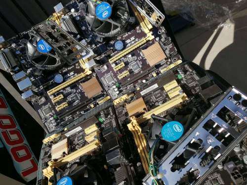 ASUS H81M-C WITH CORE I5 4TH GEN - PROCESSOR - LGA1150 Socket  BACKPLATE  HEAT SINK