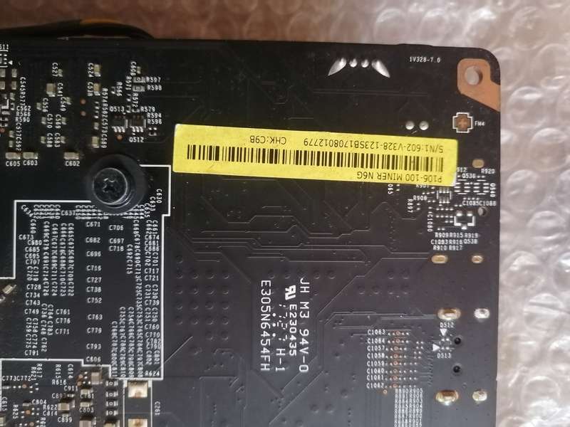 MSI -P106-100 MINER N6G GRAPHICS CARD - (EQUIVALENT OF MSI NVIDIA GEFORCE GTX1060 - 6GB)