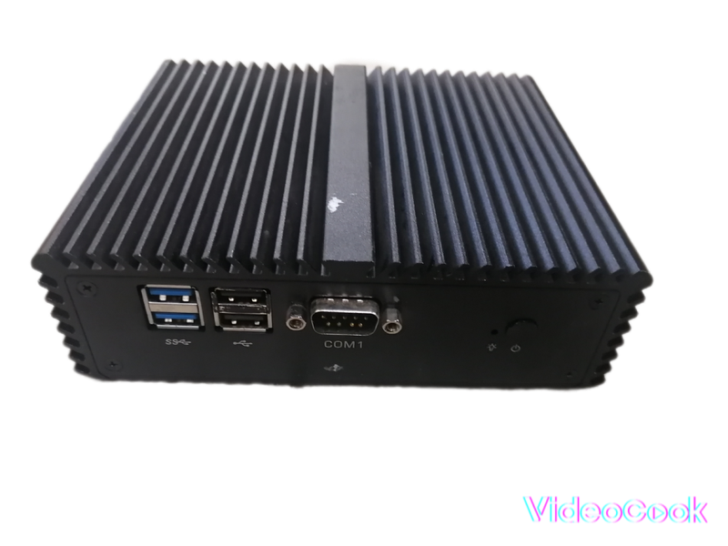 Fanless Mini Industrial Control PC Core i3 4th gen, 4gb ram, 64GB SSD 3.0 USB, RS-232 COM Port Wifi,