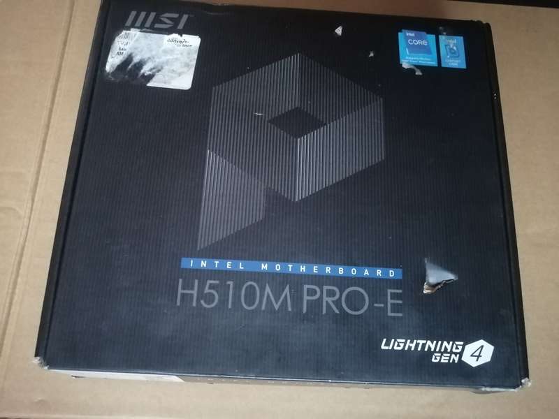 MSI 11th & 10th Gen LGA1200 H510M PRO-E  Micro-ATX Desktop Motherboard (NO CPU, Never used)