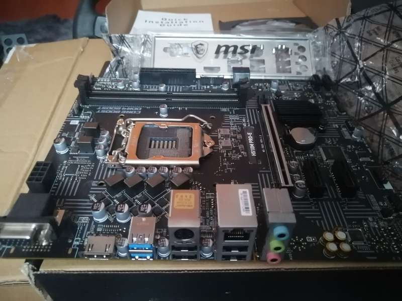 MSI 11th & 10th Gen LGA1200 H510M PRO-E  Micro-ATX Desktop Motherboard (NO CPU, Never used)
